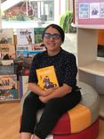 Abigail Rodríguez, apasionada del libro cartonero
